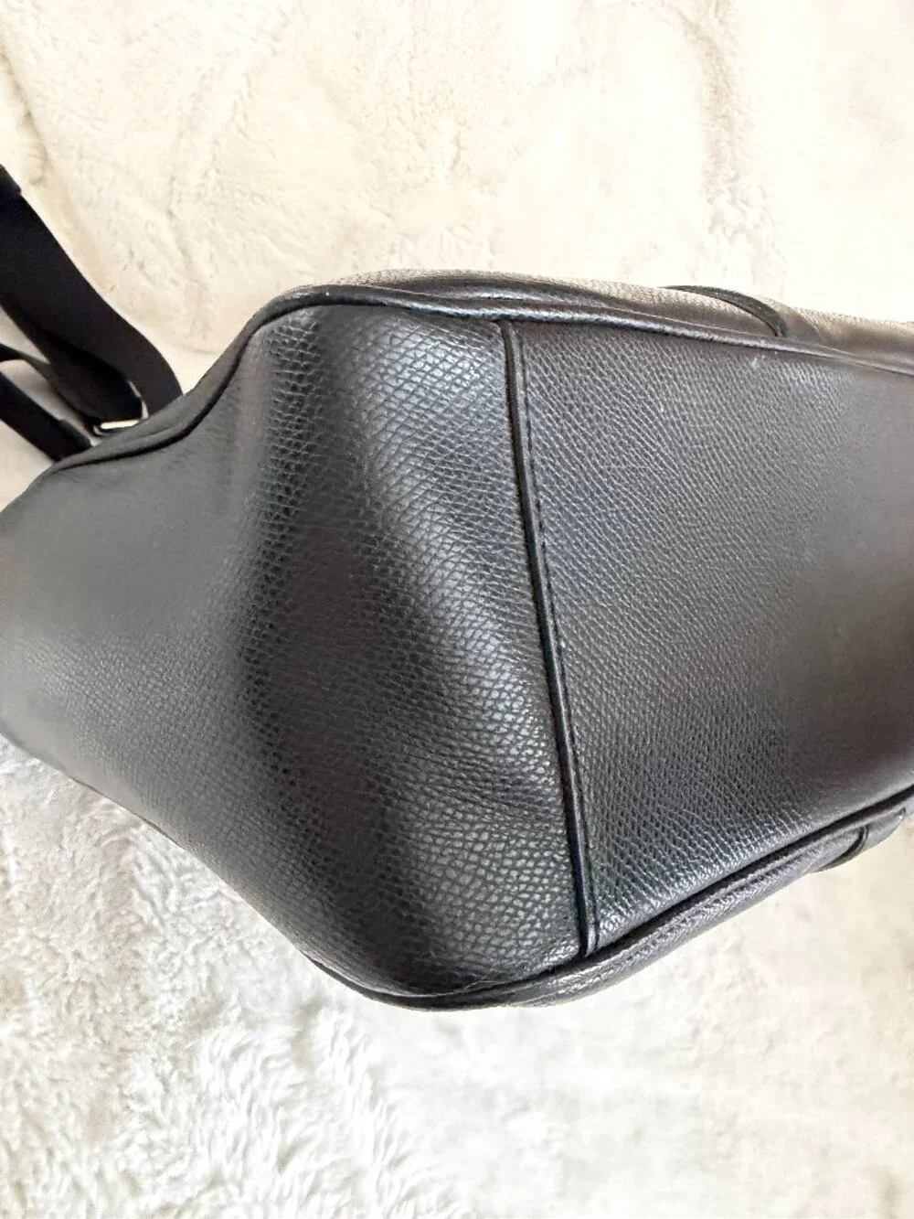 Coach F54775 Perry Metropolitan Black Leather Triple Compartment Briefcase